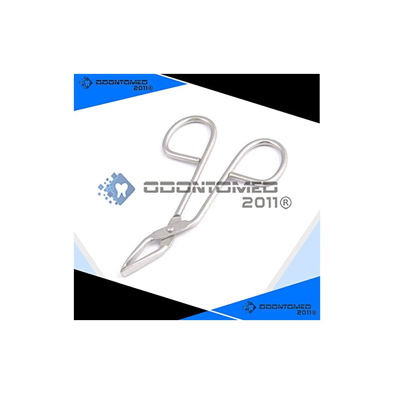 OdontoMed2011 Perfectweeze Slant Tip Tweezer, with Easy Scissor Handle, Eyebrow'