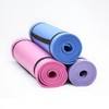 JL NBR Yoga Mat 10mm Thick, Exercise Pilates Fitness Home Training Mat Standard (61cm)/Purple 10mm + Strap 2ea