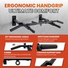 Yes4All Multi-Grip Wall Mount Pull-Up Bar, 16 & 24" Reversible