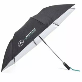 AMG PETRONAS MOTORSPORT MERCEDES-AMG PETRONAS F1 FW BLACK COMPACT/GOLF UMBRELLA | USA DEALER