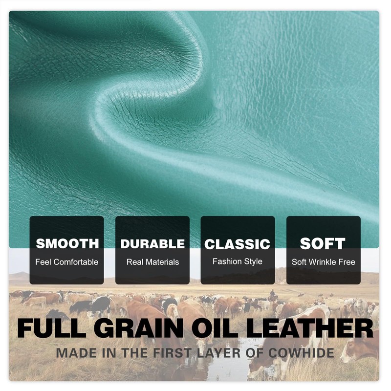 [Contact's serie] Full Grain Leather Bifold Wallet RFID Blocking 9
