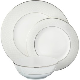 Lenox Venetian Lace 3-Piece Place Setting, White