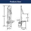 32 Pcs Clear Plastic Shelf Support Pegs 5mm Self-Locking Cabinet