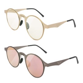 U/K 【Orentas Frauen und Männer, ultradünner Metall-Blaulichtblock mit nachtfahrender photochromer Sonne und Sonnenbrille (Kombination aus 2 Packungen)