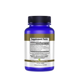 THE FOOD MOVEMENT CO. Sea Moss Master Formula with Burdock Root & Bladderwrack for Gut Health | Organic Vegan Supplement for Women & Men | Irish Sea Moss Blend for Optimal Well-Being (120)