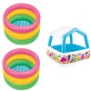 Intex Sunset Inflatable Baby Pool (2 Pack) & Inflatable Ocean