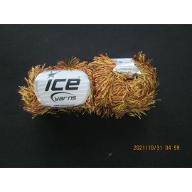 Ice Eye Lash Yarn ( long ) -  Maroon & Gold  - Lot of 2 - NICE!!!  So Pretty