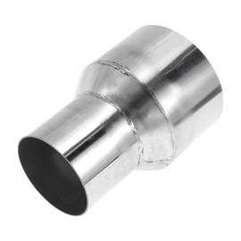 Motoforti 2.5" OD to 3.5" OD Mandrel Exhaust Bend Elbow Concentric Reducer T316 Stainless Steel Pipe Adapter 5 Inch Length Silver Tone