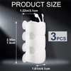 BEIQIYA 3pcs Silicone Shower Head Holder, No-Drilling Removable Suction Cup