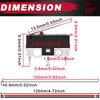 MKBKLLJY 25pcs AC 2A 125V 3 Pin SPDT Limit Micro