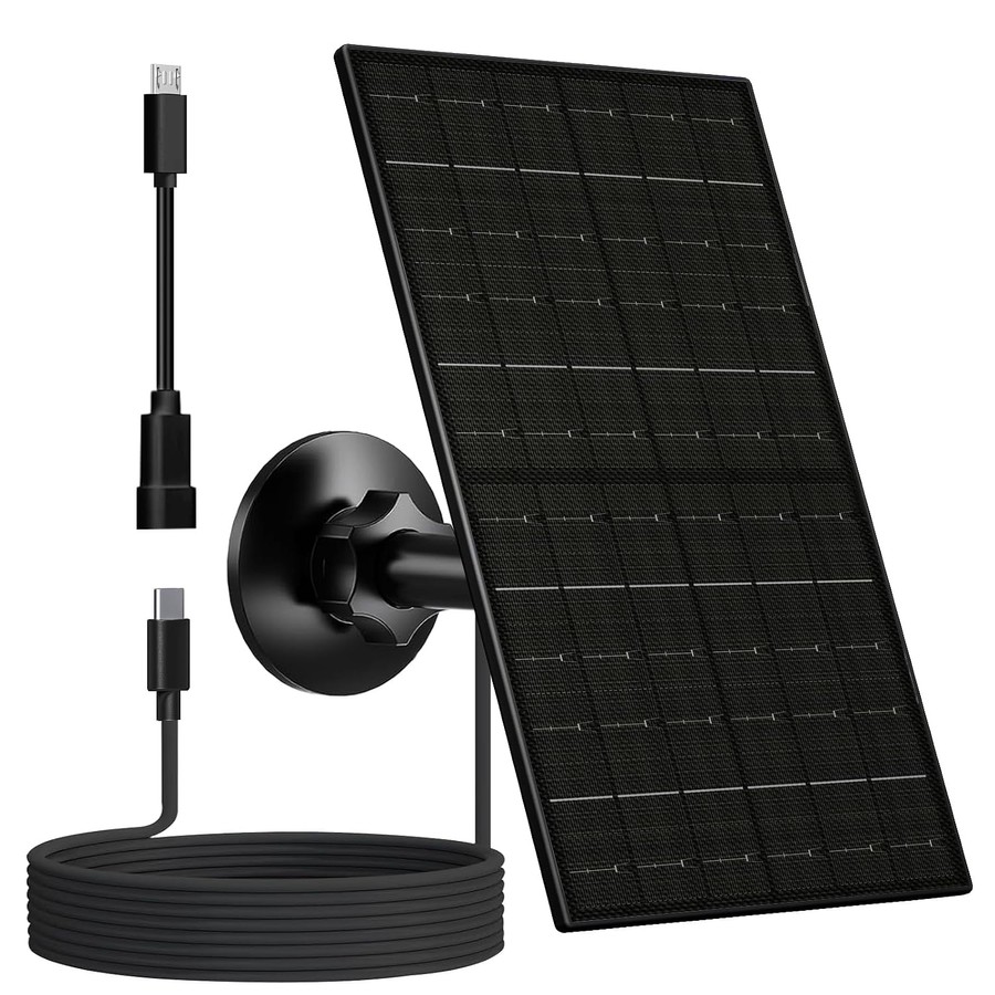 Zivif 7W Solar Charger for Security Cameras - IP65 Waterproof