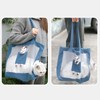 Cat Carrier Handbag Breathable Mesh Canvas Sturdy Soft Comfortable Traveling