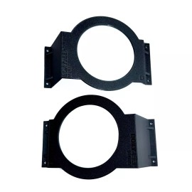 BoxyJeep Jeep Comanche MJ Rear Speaker Brackets - For 6.5" Speakers - 1986-1992 - New