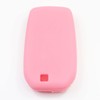 Btopars 2pcs 4 Buttons Silicone Rubber Remote Smart Key Fob