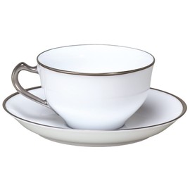 Okura Tien Cool B Cup & Saucer, Coffee Tea, Approx. 8.1 fl oz (235 cc), Made in Japan 1C/A806