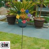 CIM Metal Windmill - Exotic Flower - Diameter 34 cm,