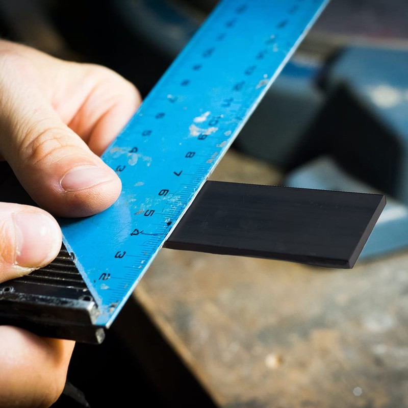 DEVNOL Neoprene Solid Rubber Strips with Adhesive Backing 1/8 (.125)"