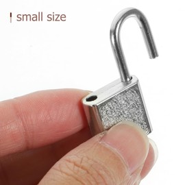 Vaguelly 5 Sets Treasure Chest Lock Mini Locks with Keys Padlock Notebook Keys Small Toys Antique