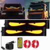 Aolawco Devil Eyes Light for Cars, 10 x 35 cm