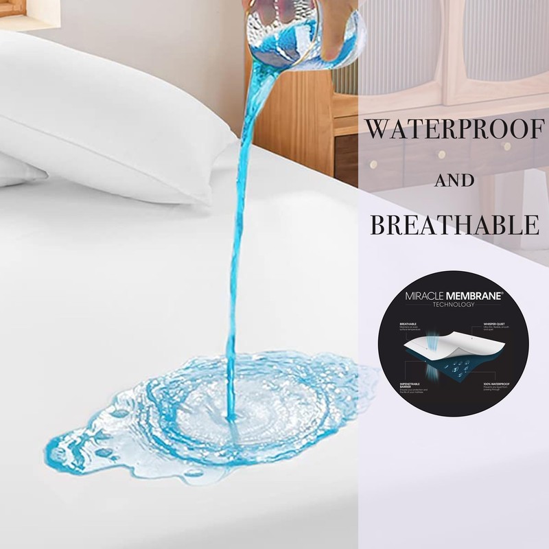 Protect-A-Bed Cooling Copper Infused Mattress Protector, Twin