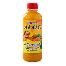 Jugo De Aloe Vera Con Cúrcuma Y Jengibre 1l