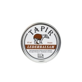Tapir Leather Balm Brown in Tin