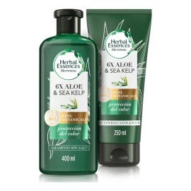 Shampoo y Acondicionador para Cabello Herbal Essences Bio Renew 6x Aloe y Sea Kelp, 400ml y 250ml