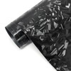 Forged Carbon Fiber Wrap, Gloss Black Vinyl Wrap for Cars