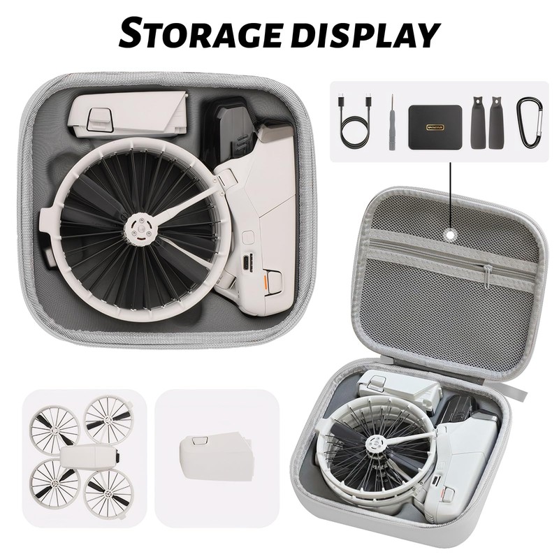 OldPAPA For DJI Flip Drone Carry Case Hard Shell Travel