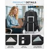 Vacuum Travel Backpack with Air Pump Carry on Flight Approved