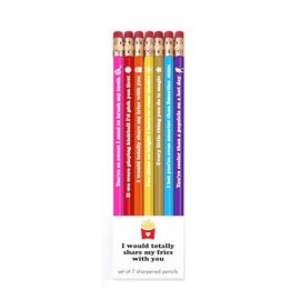 SNIFTY Share My Fries Pencils, Set of 7