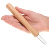 com-four 4 x jacket potato forks with 3 prongs, made