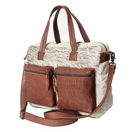 American Darling Briefcase Hair On Genuine Leather Western Women Bag | Handbag | Leather Briefcase Bag Bag | Weekend Bag | Travel Briefcase Bags | Briefcase Bag for Women | Leather Briefcase Bag Bag