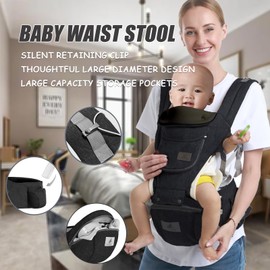 Wenbones Adapt Baby Carrier for Newborns from Birth, 3 Positions, SoftTouch Cotton, Ergonomic Baby Belly Carrier, Back Carrier, Baby Carrier, Easy to Put on, Ideal for Hands-Free Parenting
