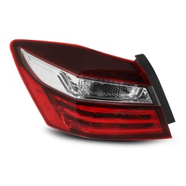 Daume Outer Taillight Assembly Compatible With 2016-2017 16-17 Honda Accord Sedan Rear Lamp Replacement (Driver Side)