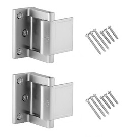 Home Security Door Lock, 2 Pack Zinc Alloy Privacy Door Latch with Screws, Door Security Lock for Home Apartments Hotels