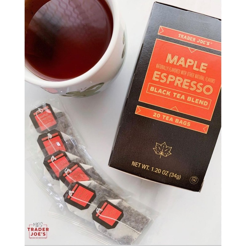 Trader Joe's Maple Espresso Black Tea - 2-Pack (40 bags)