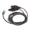 2Pin Sound Cable 3 in 1 Silver Plated Copper Cable