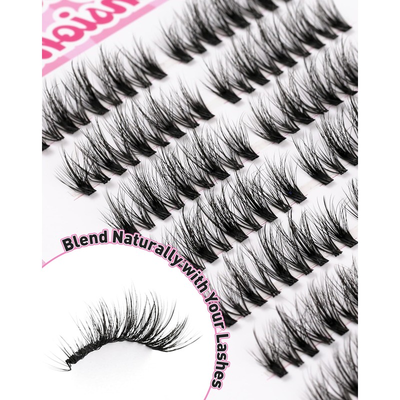 Jiocolor Lash Clusters Wispy Individual Lashes Natural Lashes Clusters 7