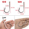 Tuna Shark Fishing Hooks 10pcs/lot Stainless Steel Big Game Sharp