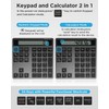 HoRiMe Number Pad for Laptop - Rechargeable Wireless Number Keypad
