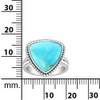 Belinda Jewelz Larimar - Anillo de plata de ley 925