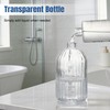 1PCS Glass Soap Dispenser with 304 Rust Proof Stainless Steel