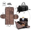 Modoker Rolling Garment Bag for Travel Wheeled Duffel Bag Luggage