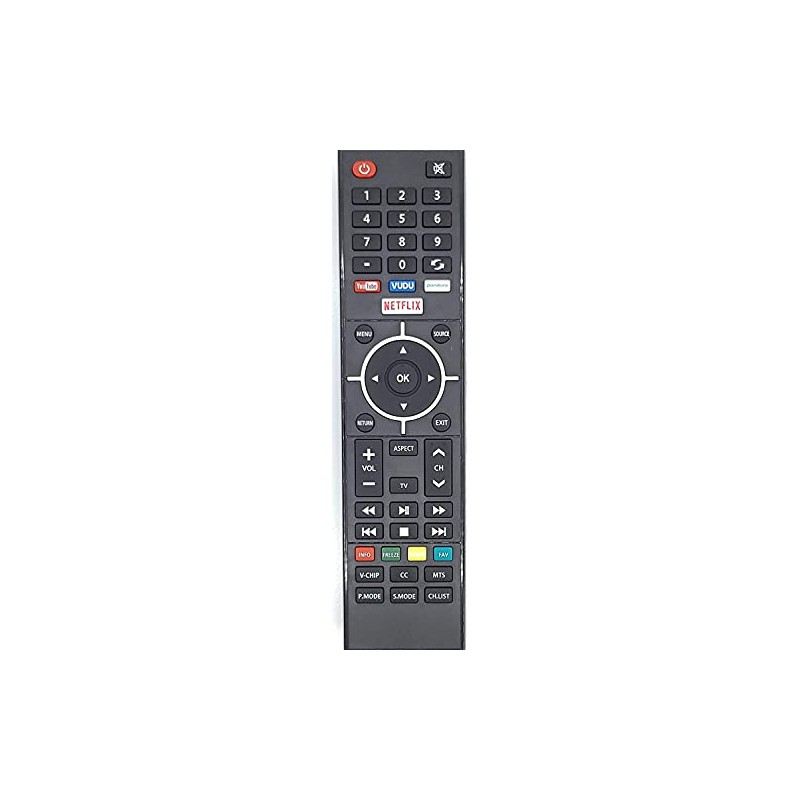 Replacement Remote for SANYO TV, LCD, LED, Smart TV.