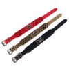 Pimaodog Collar de perro con tachuelas, collar de cuero para