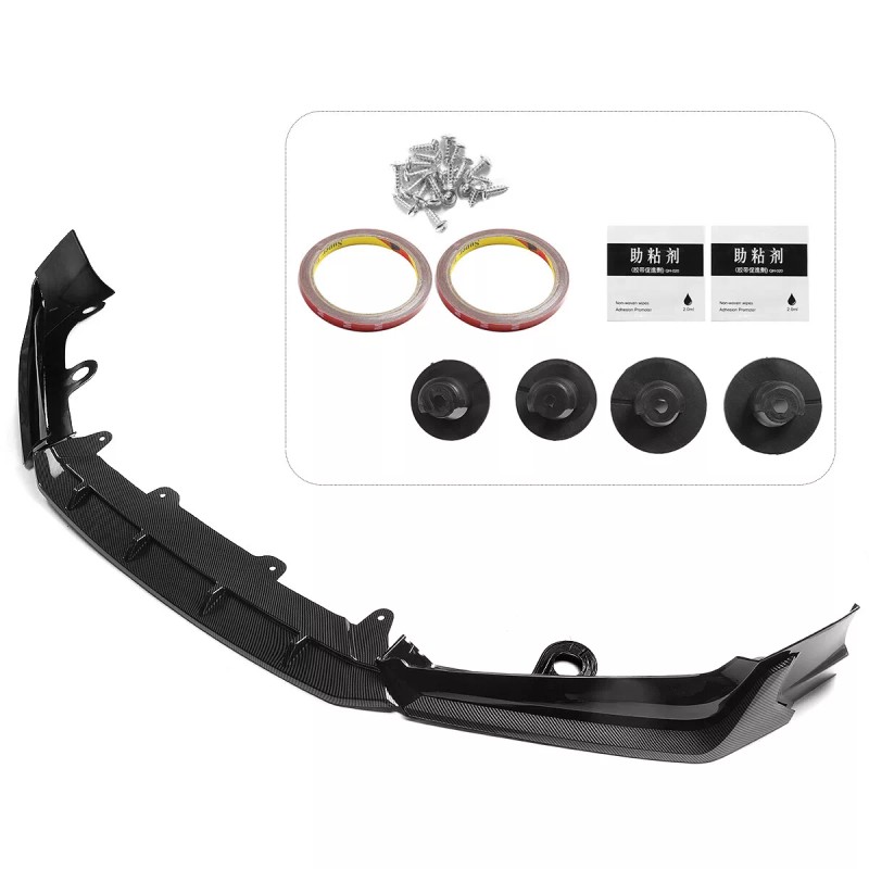 HHENGYISOUL For Honda Accord 2018-2020 Carbon Gloss Black Look Front