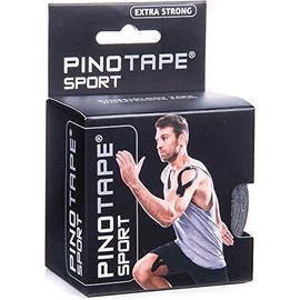 Pinotape Sport Kinesiology Tape 5 cm x 5 m Black Pack of 2