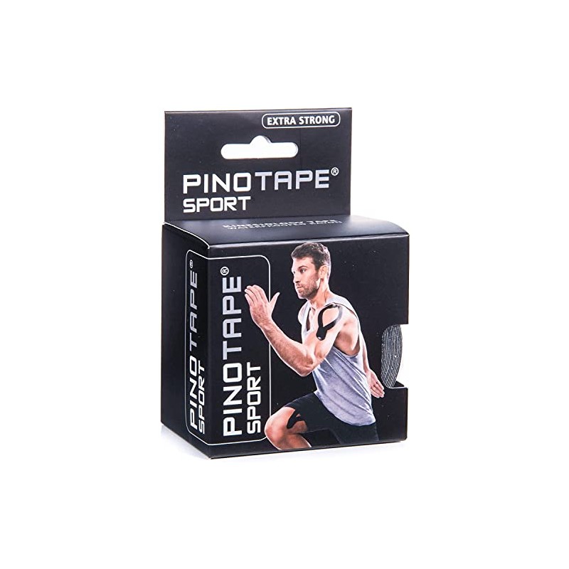 Pinotape Sport Kinesiology Tape 5 cm x 5 m Black