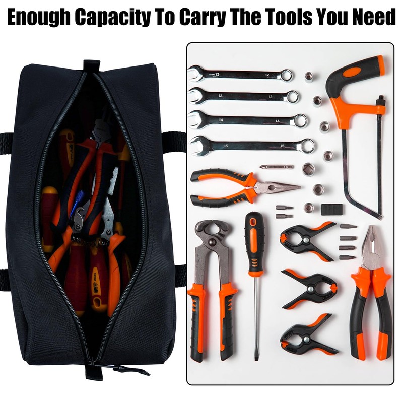 MELOTOUGH Canvas Utility Tool Tote bag Combo Kit-Includes 2 Medium
